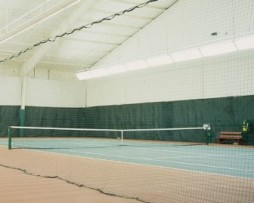 Premium Tennis Court Divider Netting Black