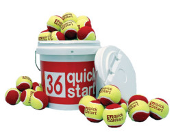 Quick Start 36 Quick Start Red Felt Balls 60 Ball Bucket