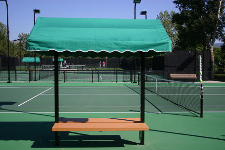 8ft Tennis Cabana Bench Tennis Facility Enhancement