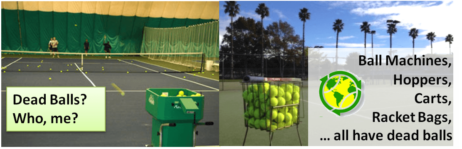 Cure Dead Tennis Balls with a Green Tennis Machine